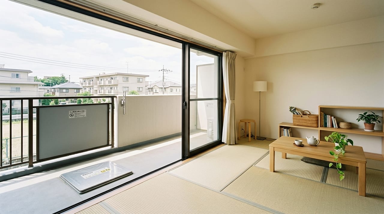 賃貸の火災避難経路を正しく把握する——避難はしご・隔て板・二方向避難の確認方法と注意点