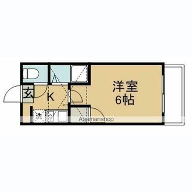 アップルハウス中山III 202 1K