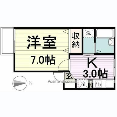 グランドゥール多賀城 105 1K