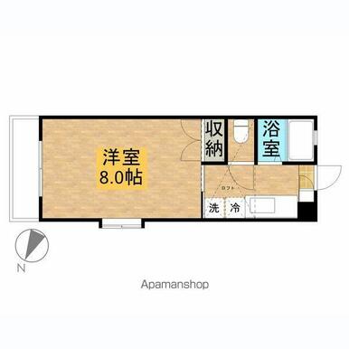 ラフォーレ東勝山 201 1K - 外観
